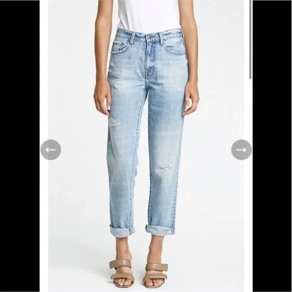 pistola Denim - PISTOLA Presley High Rise Relaxed Roller in Gifted Size 28